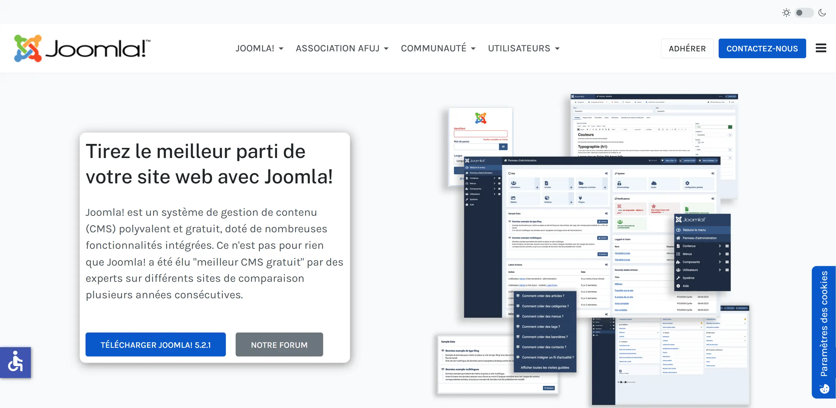 Créer son site internet avec le CMS Joomla