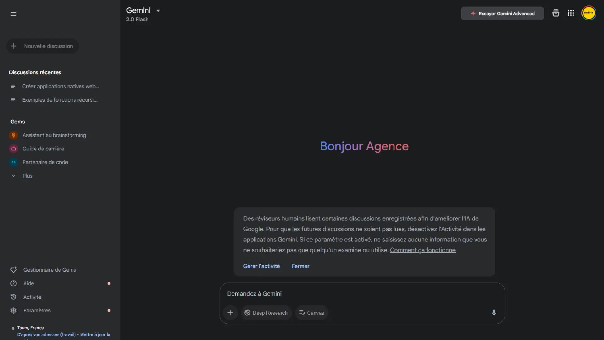 Le Dark Mode Design, une tendance webdesign 2025.