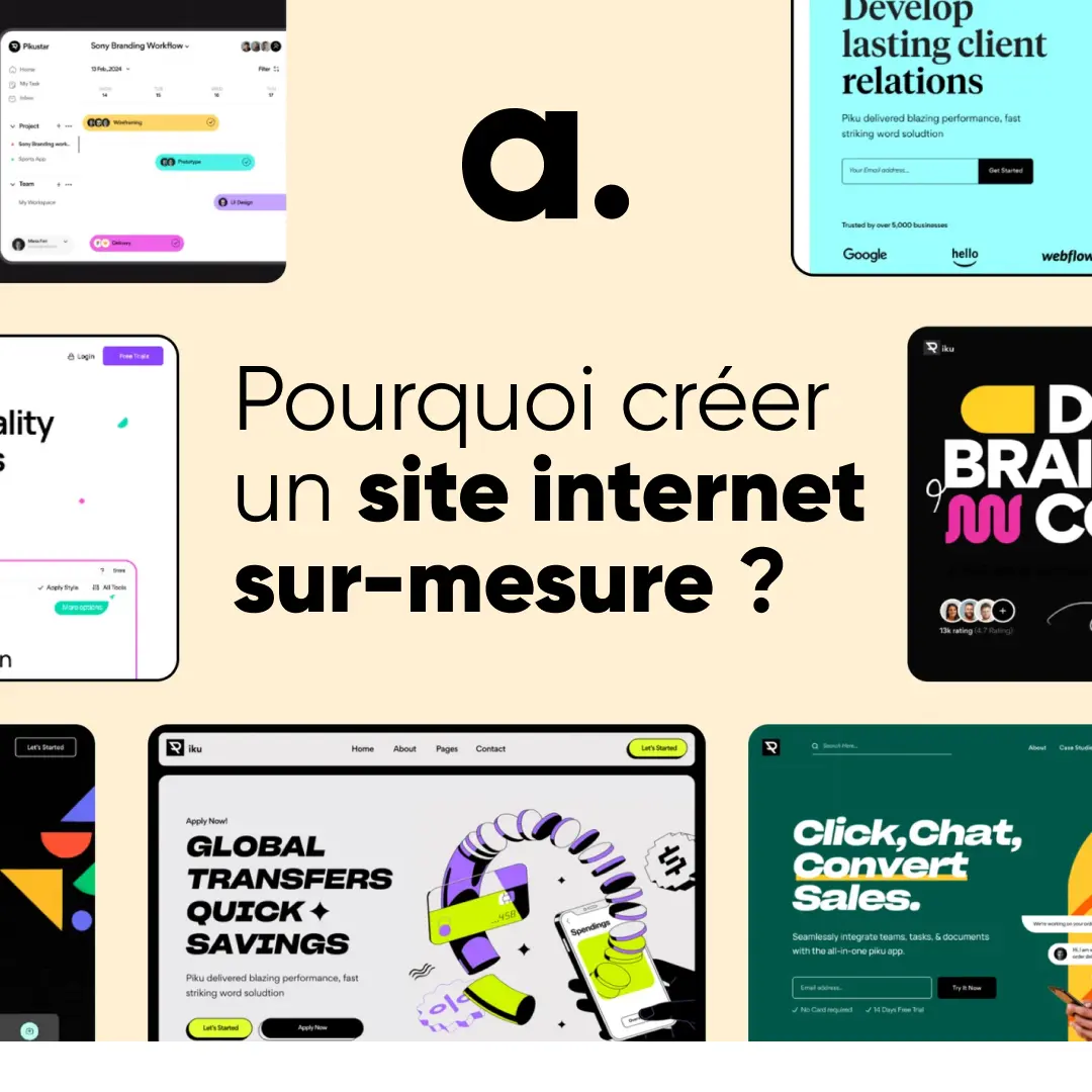 Pourquoi créer un site web sur mesure ?