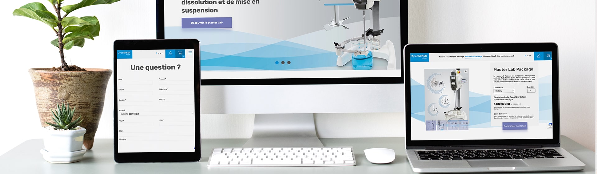 Réalisation site e-commerce MyLabMixer